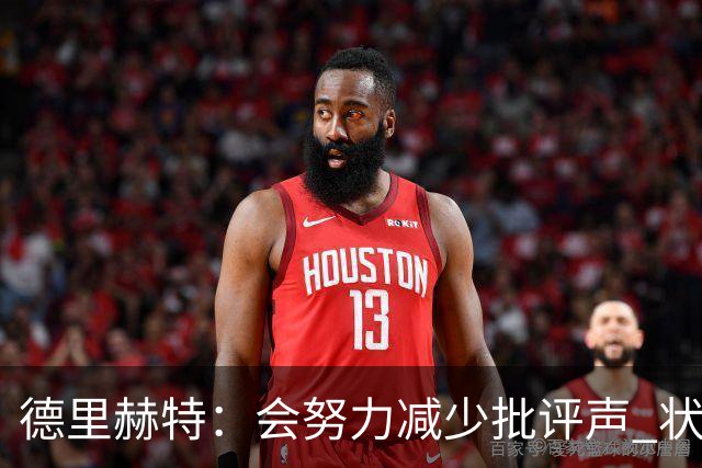 德里赫特：会努力减少批评声 状态还没达到100%
